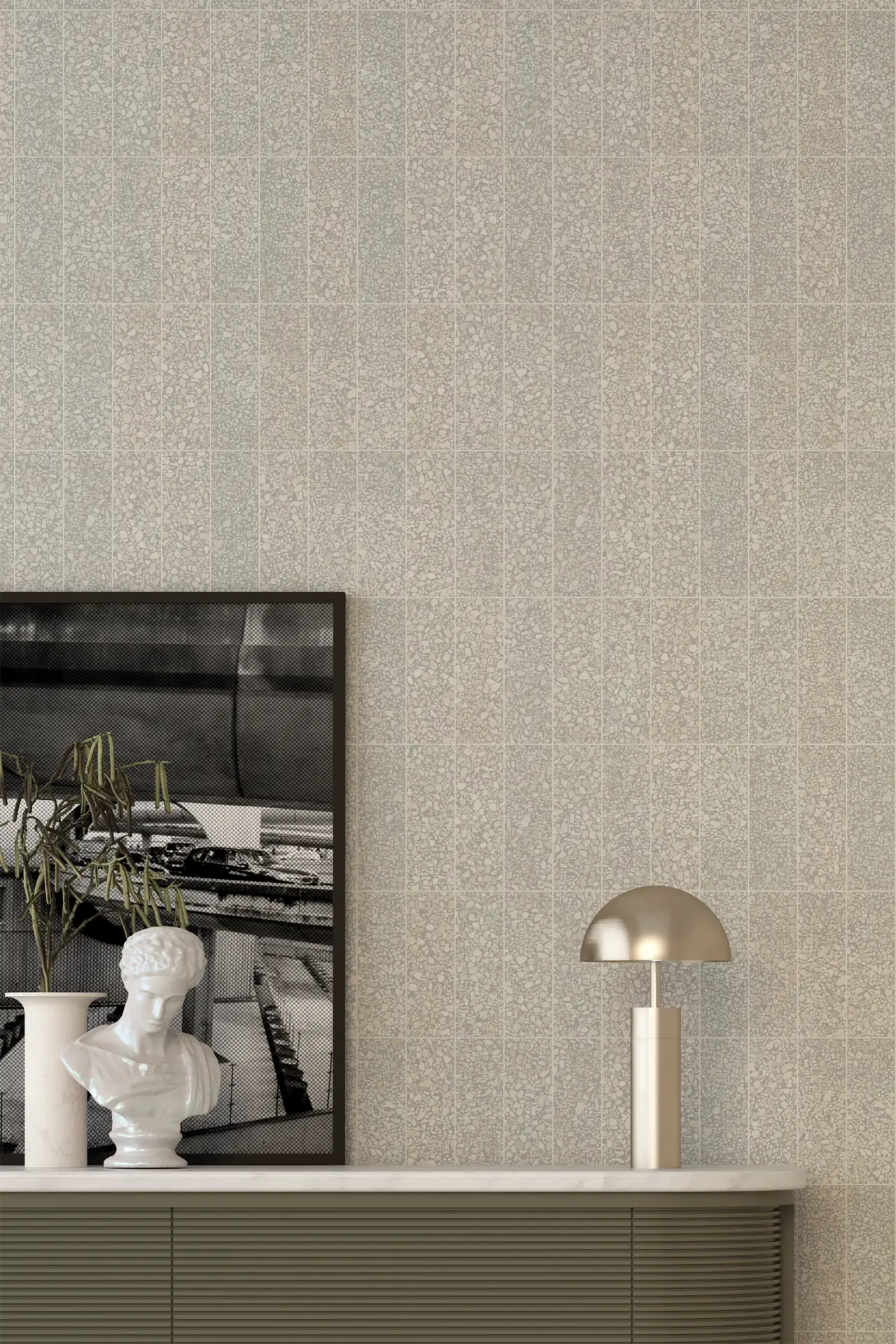 300x100x12mm Brick Bianco Inglese