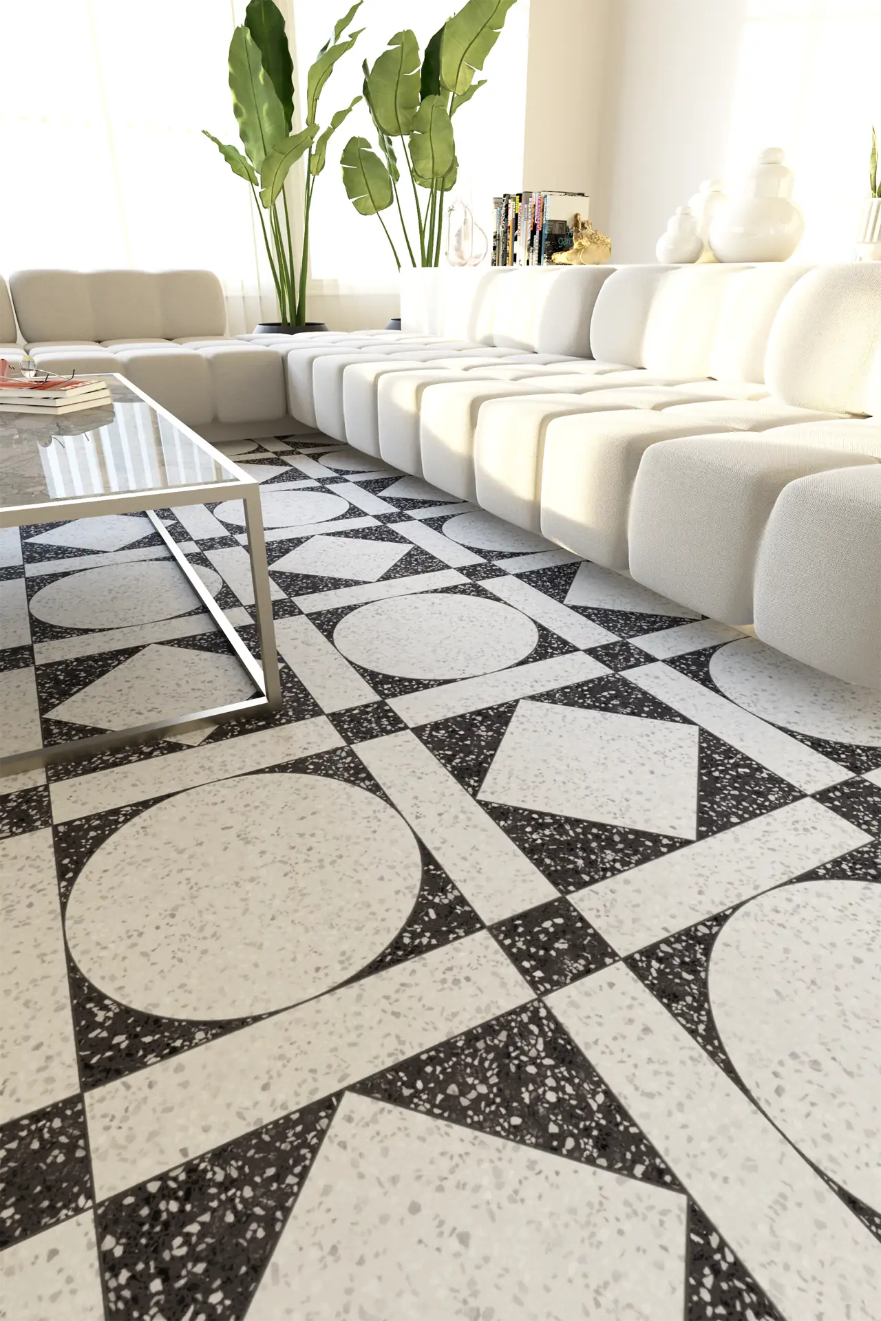 Cortile Pattern Monochromes