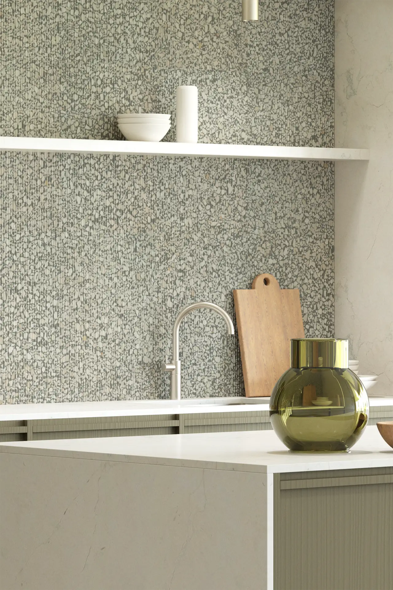 Pyramid Texture Bianco Inglese