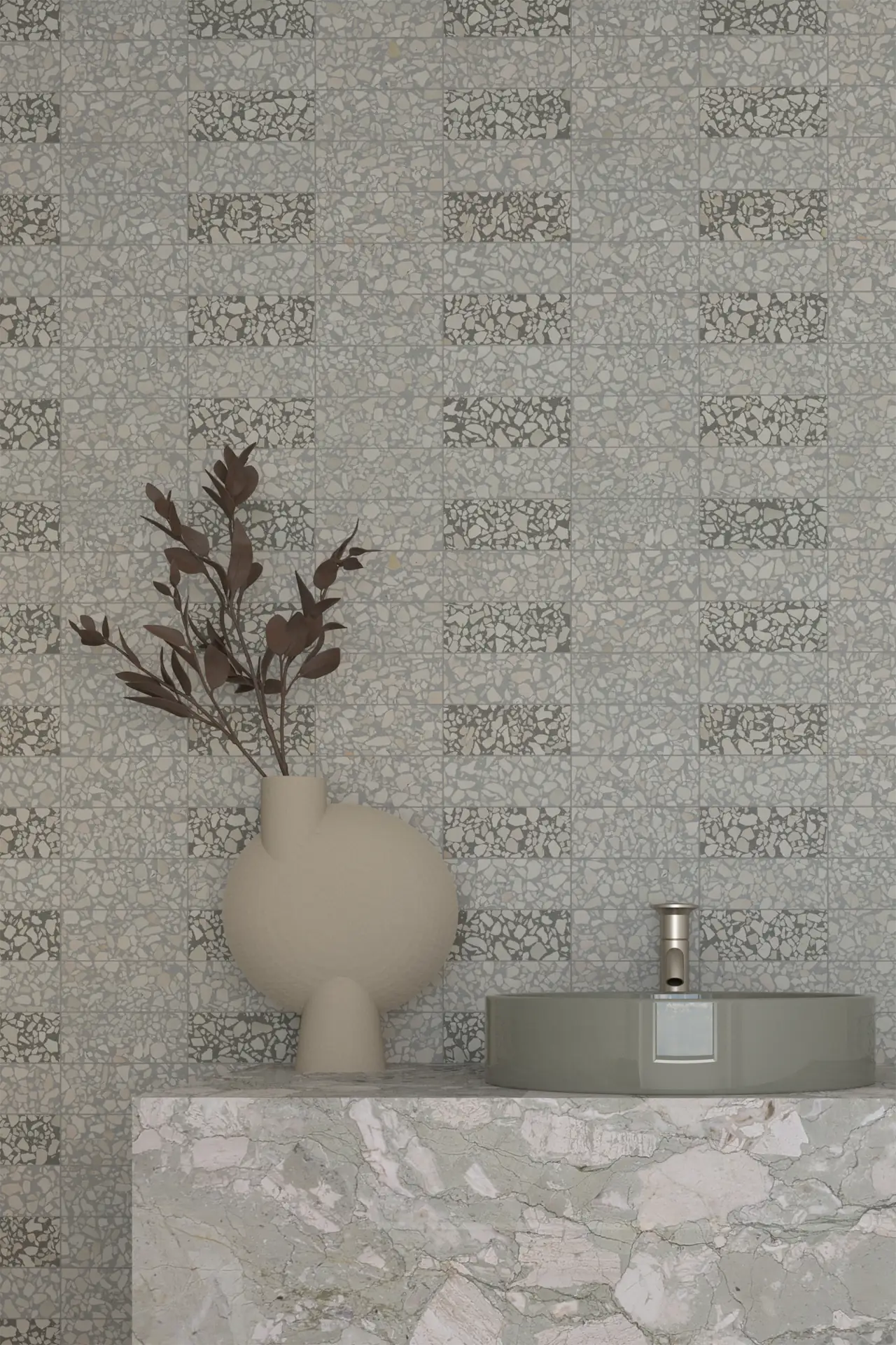 198x77x12mm Brick Bianco Inglese